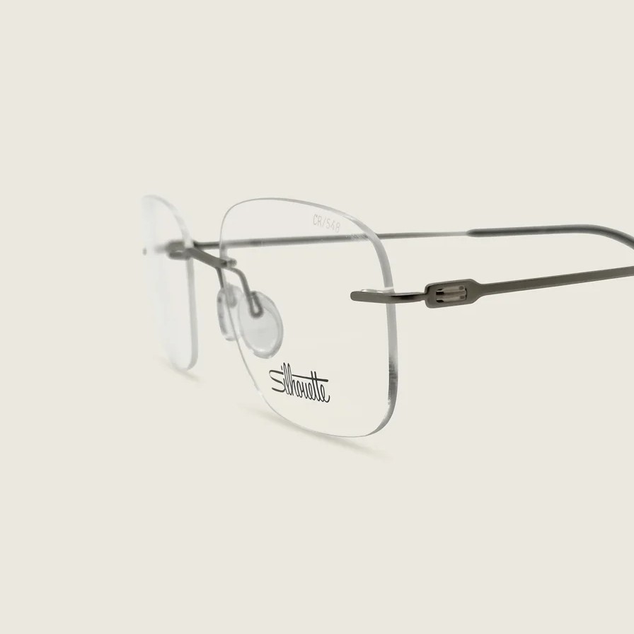Frame with case Silhouette The Refined Cool Brown 5593 6040 54-21-150 — 4