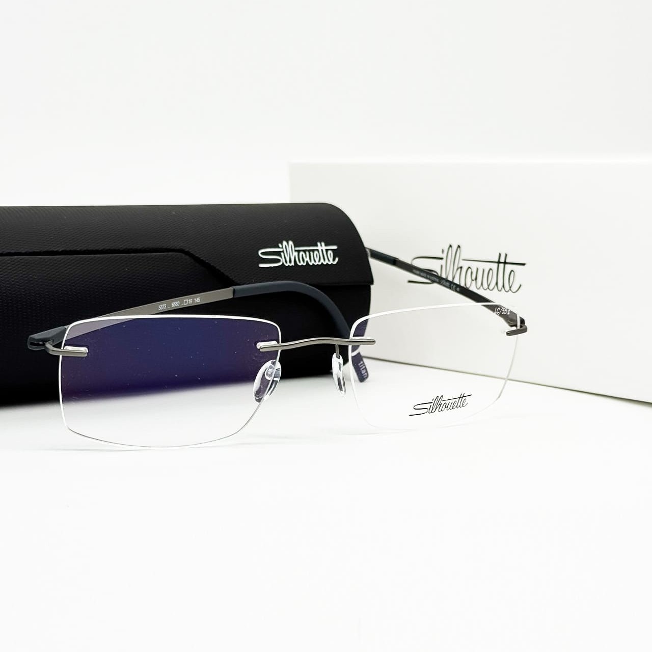 Frame Silhouette with case The Dawn - Ruthenium / Graphite 5573 6560 55-19-145 — 5