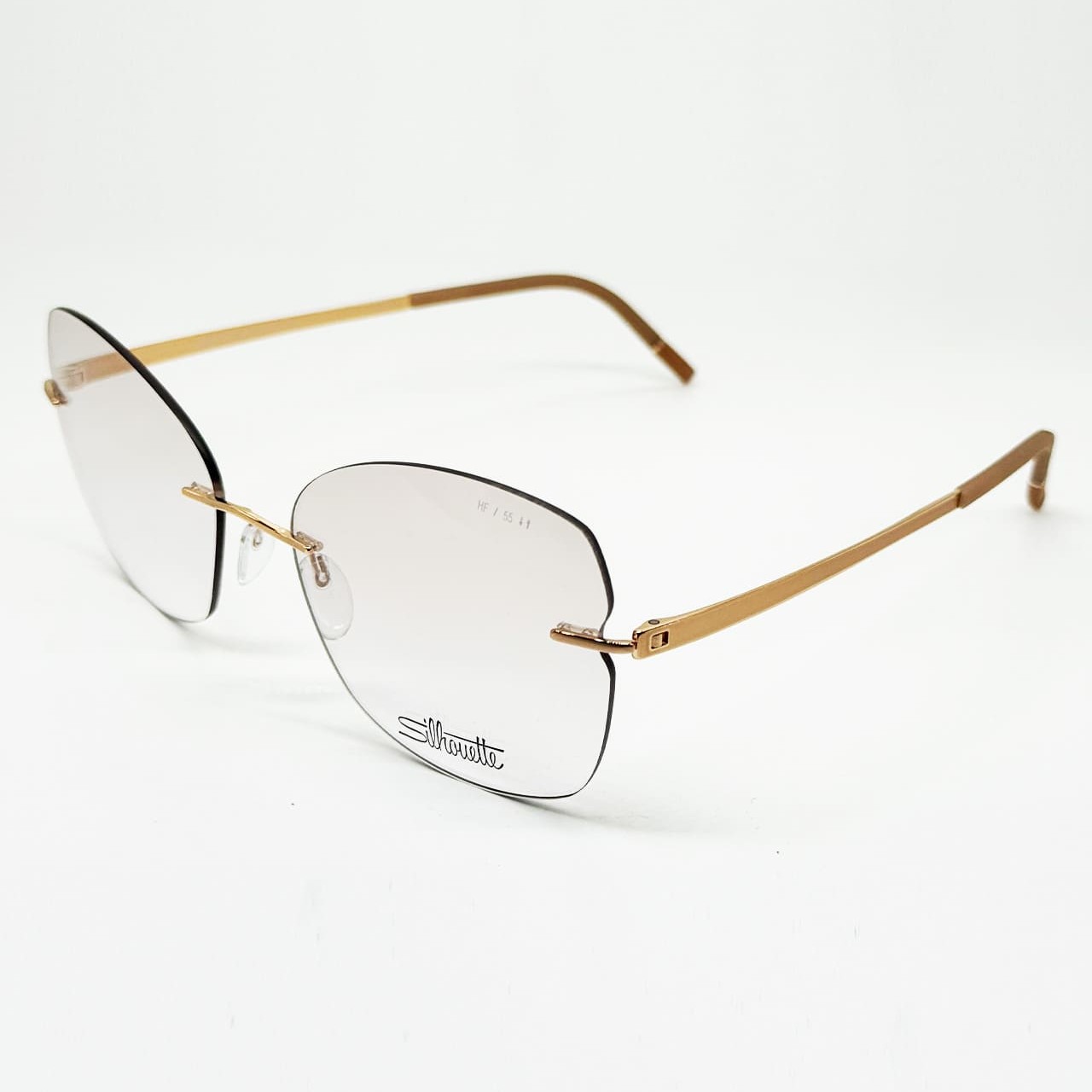 Frame Silhouette with case Momentum - Rose Gold Desert 5529 HF 3525 55-17-140 — 2