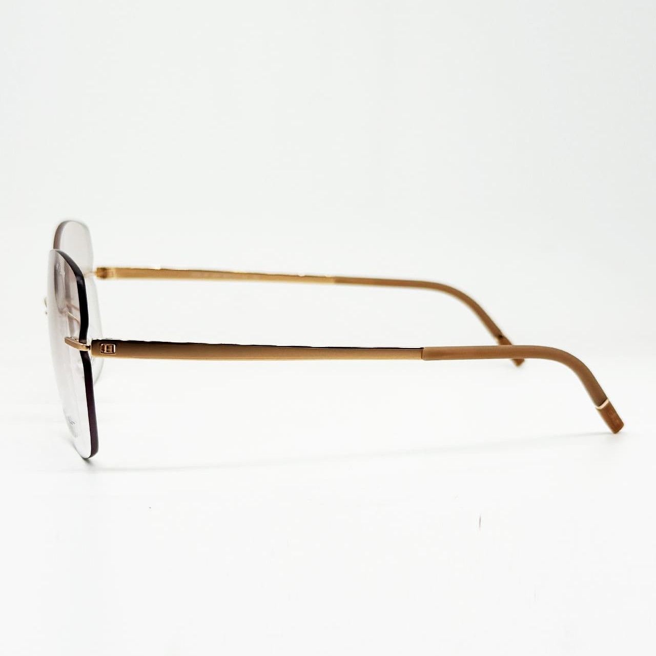 Frame Silhouette with case Momentum - Rose Gold Desert 5529 HF 3525 55-17-140 — 3