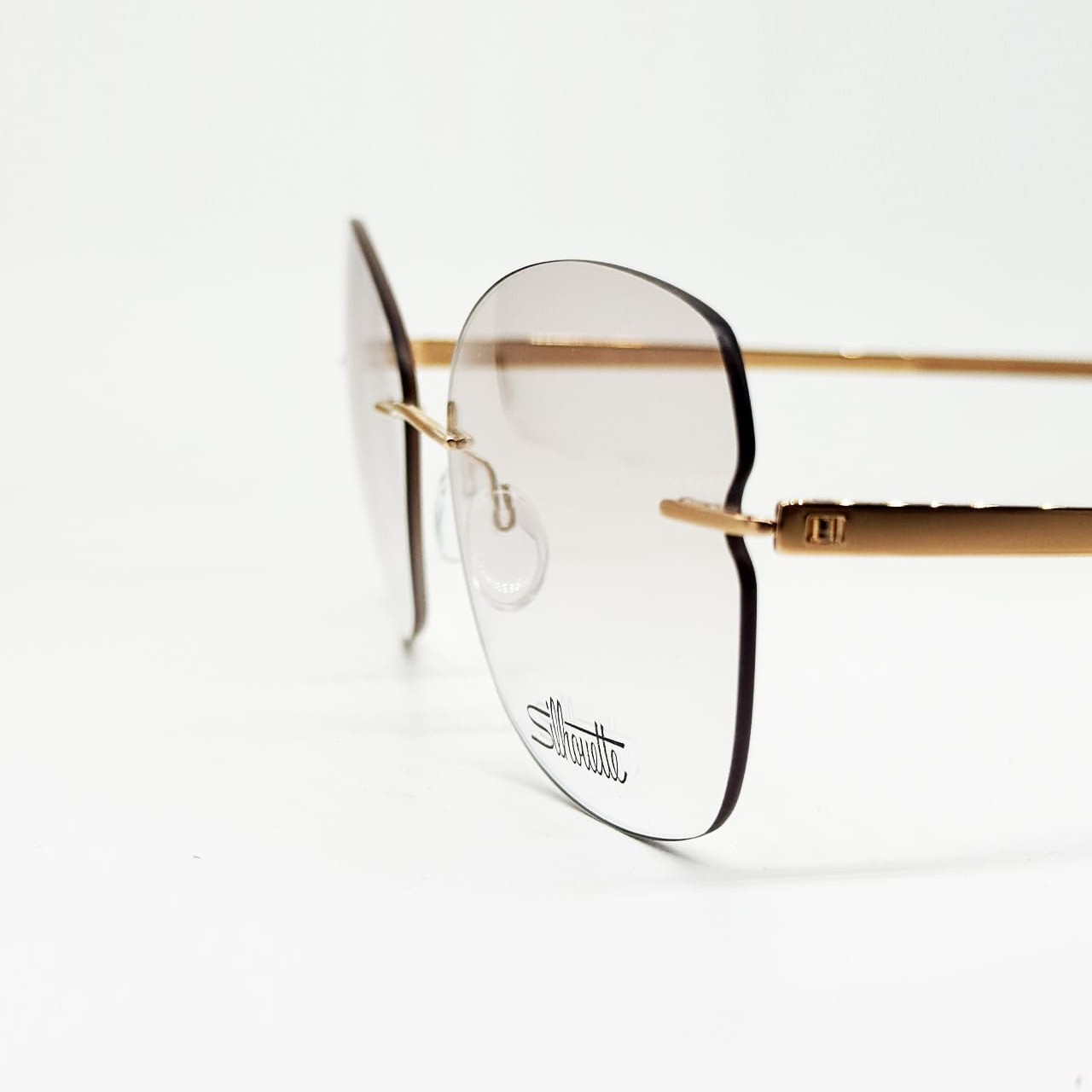 Frame Silhouette with case Momentum - Rose Gold Desert 5529 HF 3525 55-17-140 — 4