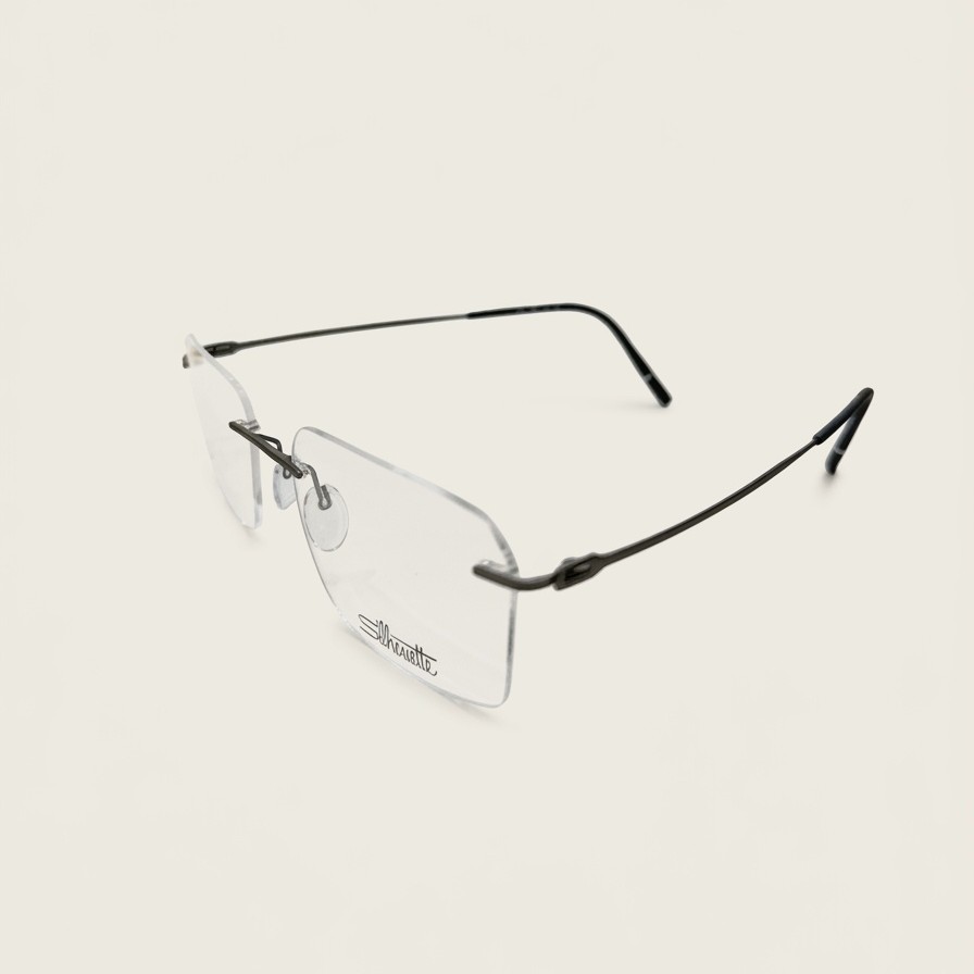 Оправа с футляром Silhouette The Refined - Striking Ruthenium 5593 6660 54-17-145