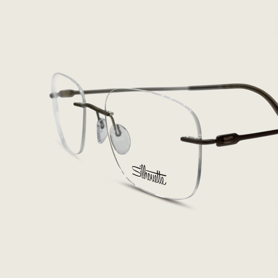 Оправа с футляром Silhouette The Refined - Cool Brown 5593 6040 54-17-145