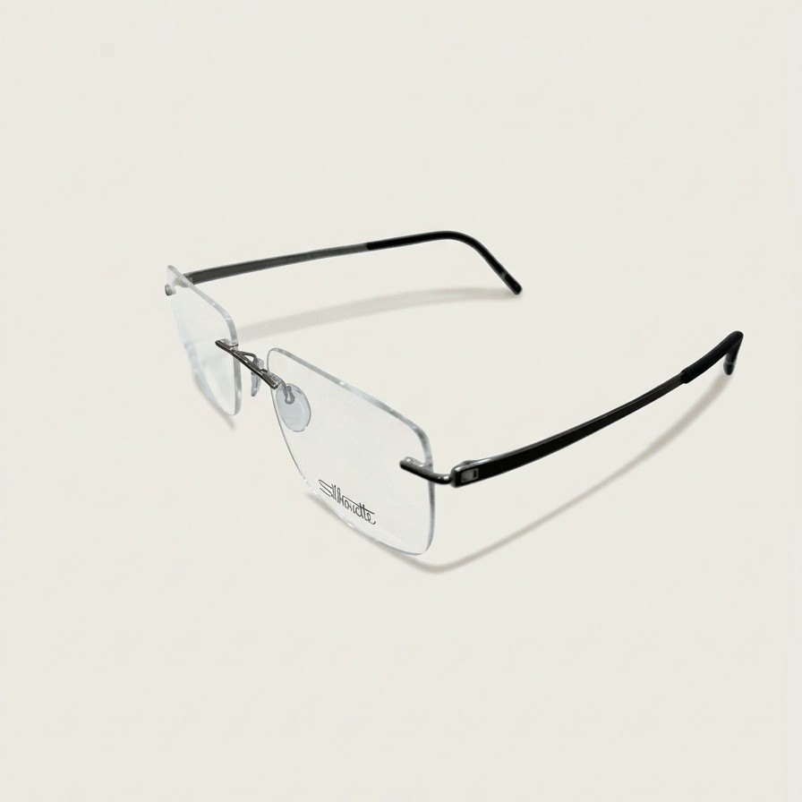 Оправа с футляром Silhouette Momentum - Titanium / Iceland Black 5529 9010 54-19-145
