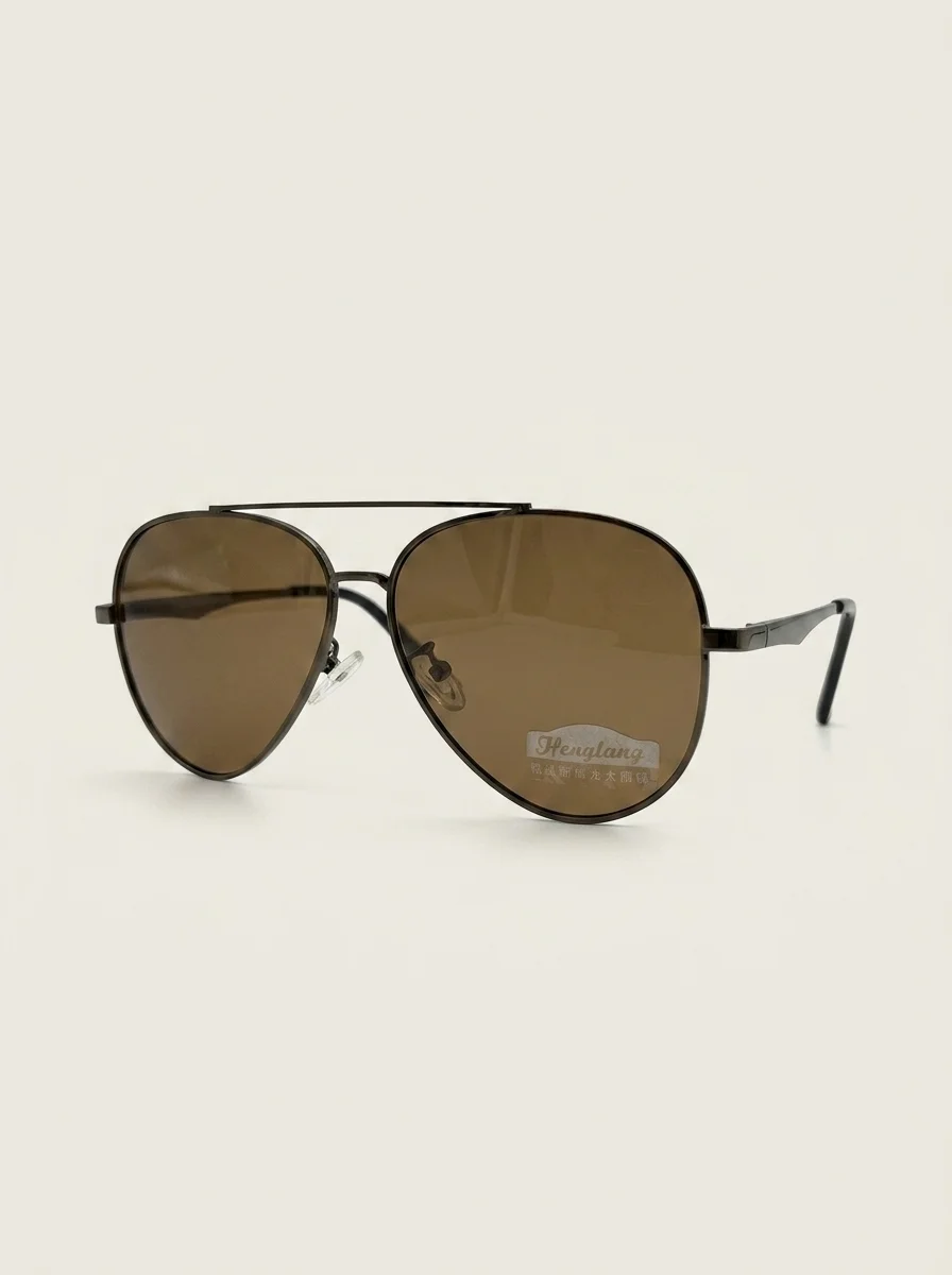 Очки солнцезащитные Henglang3035 Brown 54-19-138 2