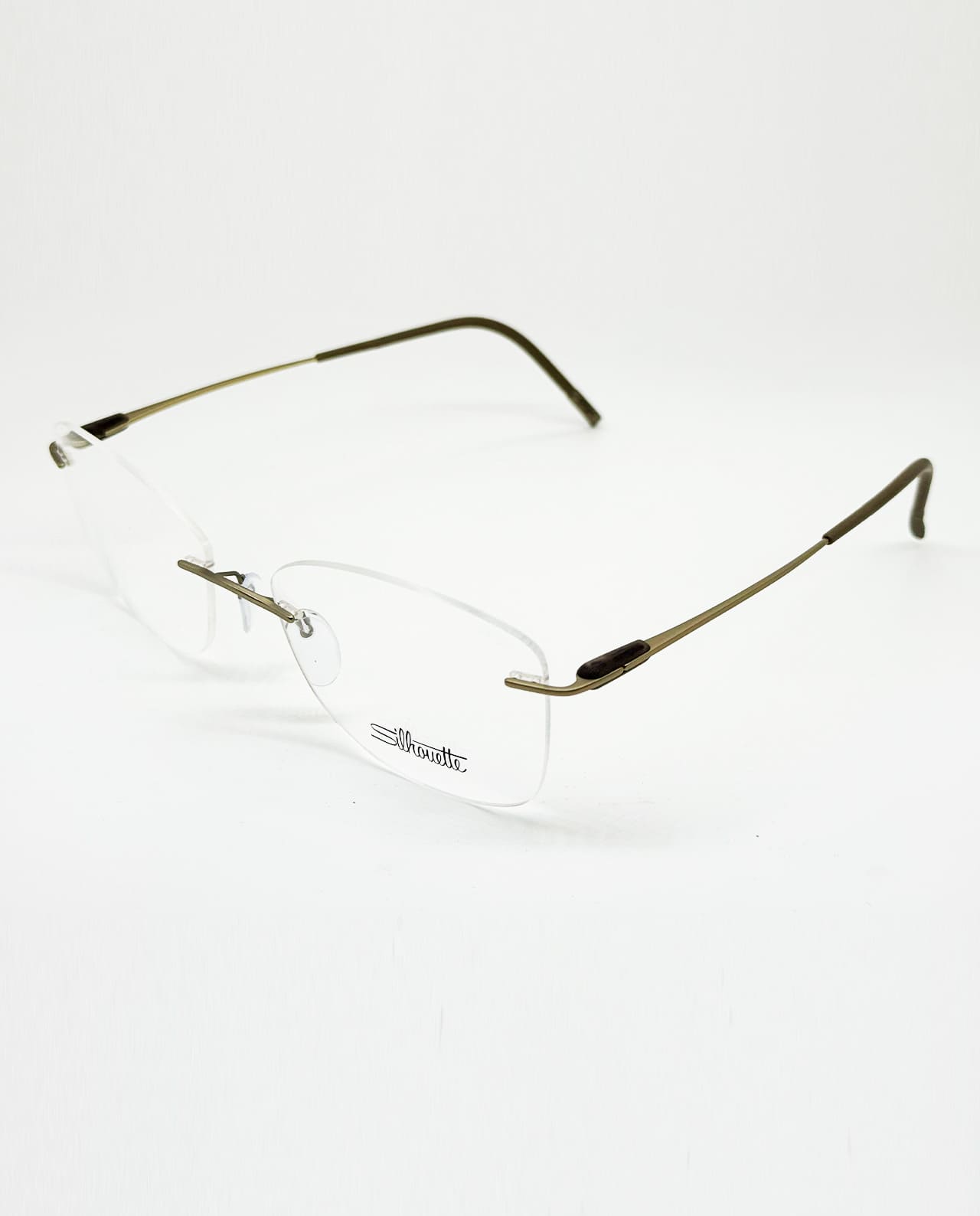Оправа Silhouette с футляром Purist - Restgul Olive 5561 AW 8540 55-16-140 2