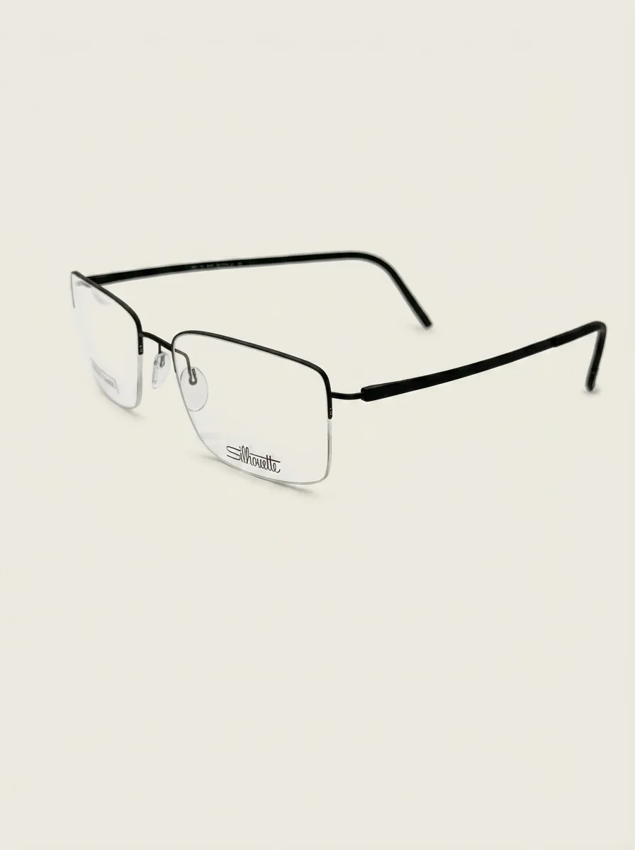 Оправа с футляром Silhouette Dynamic Dawn Jet Black 5571 9040 55-18-150 2