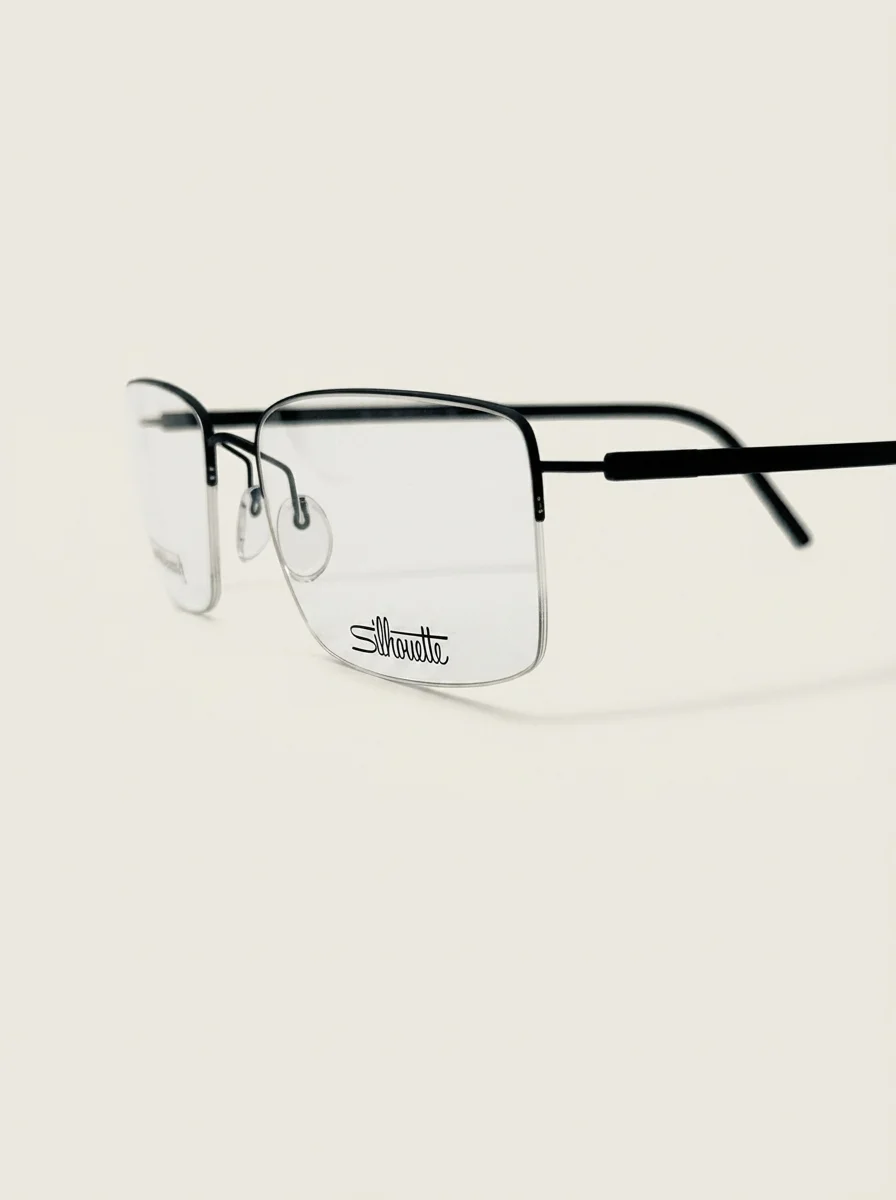 Оправа с футляром Silhouette Dynamic Dawn Jet Black 5571 9040 55-18-150 4
